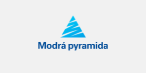Modrá pyramida logo